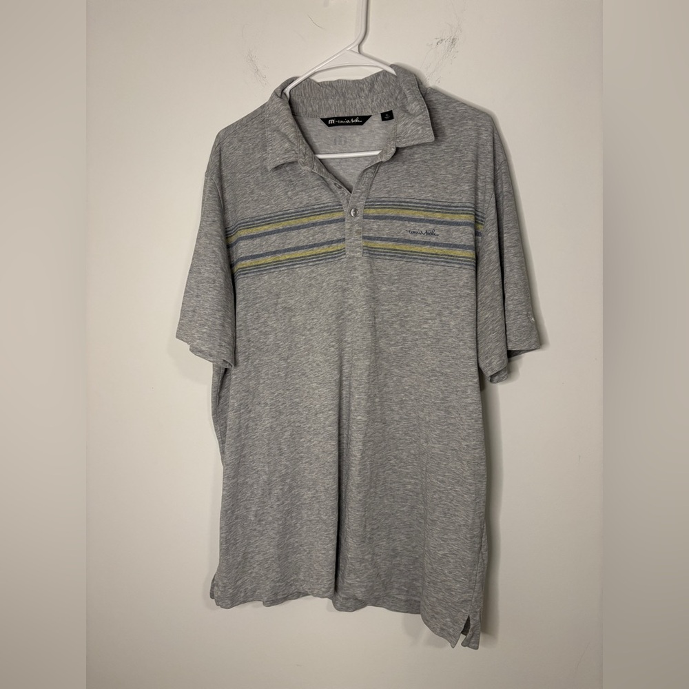 Travis Matthew Party Foul Golf Polo Shirt Sz XL Performance Stretch Athleisure